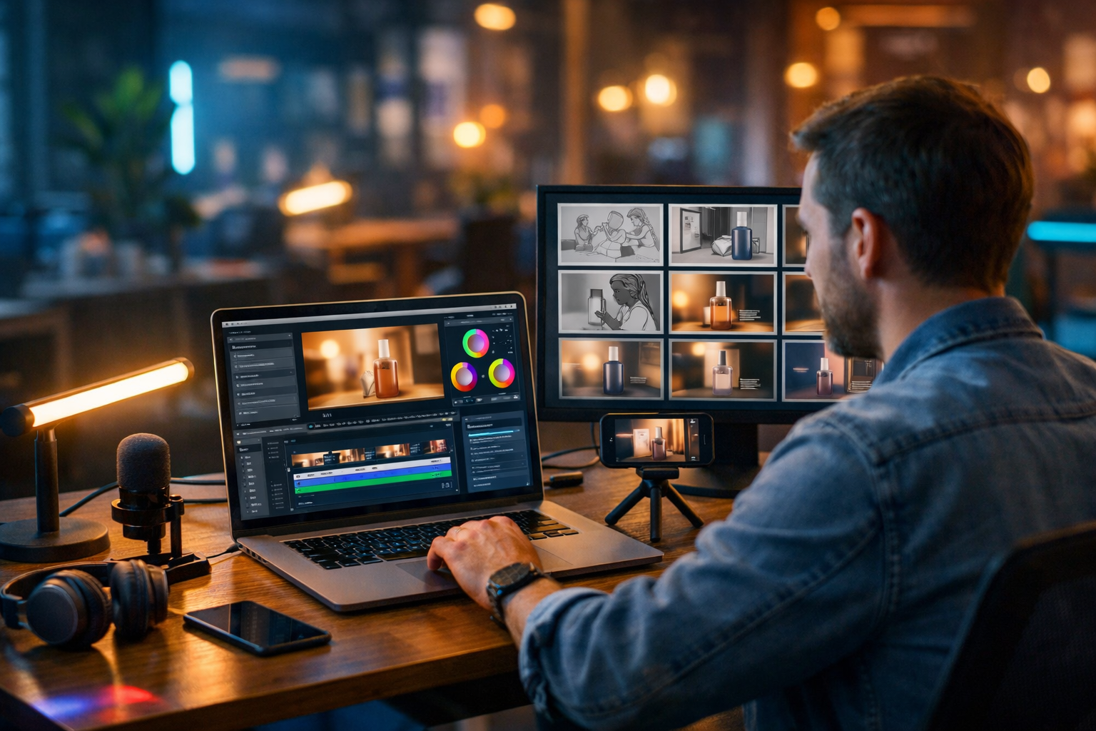 AI commercial production: create professional video ads without a crew