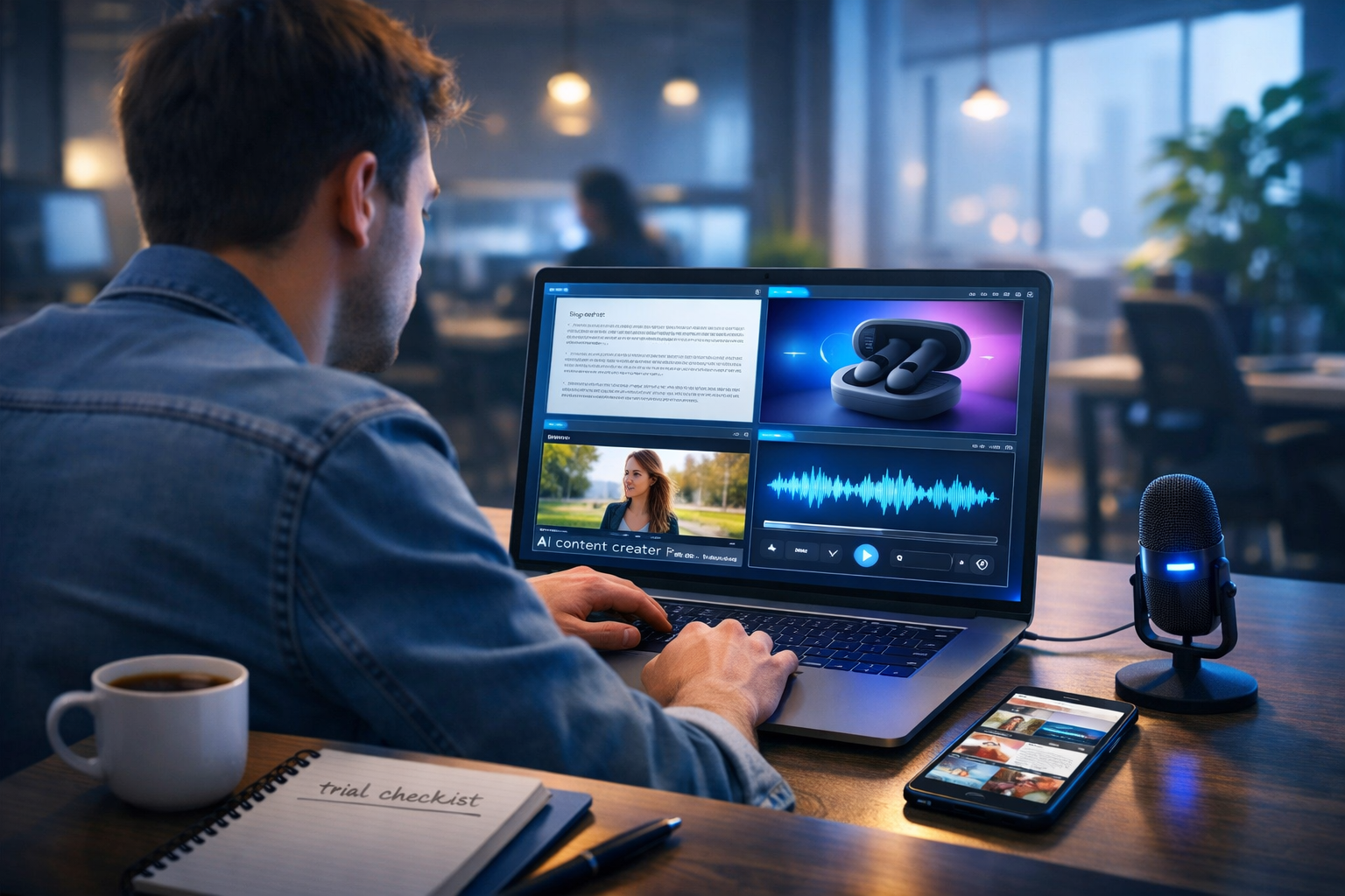 AI content creator free trial: what you get (Gen AI Last)