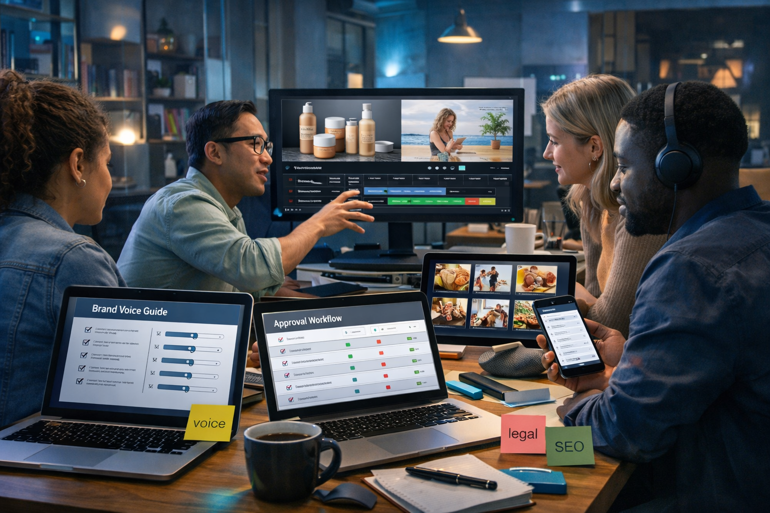 AI content governance: maintaining brand voice at scale