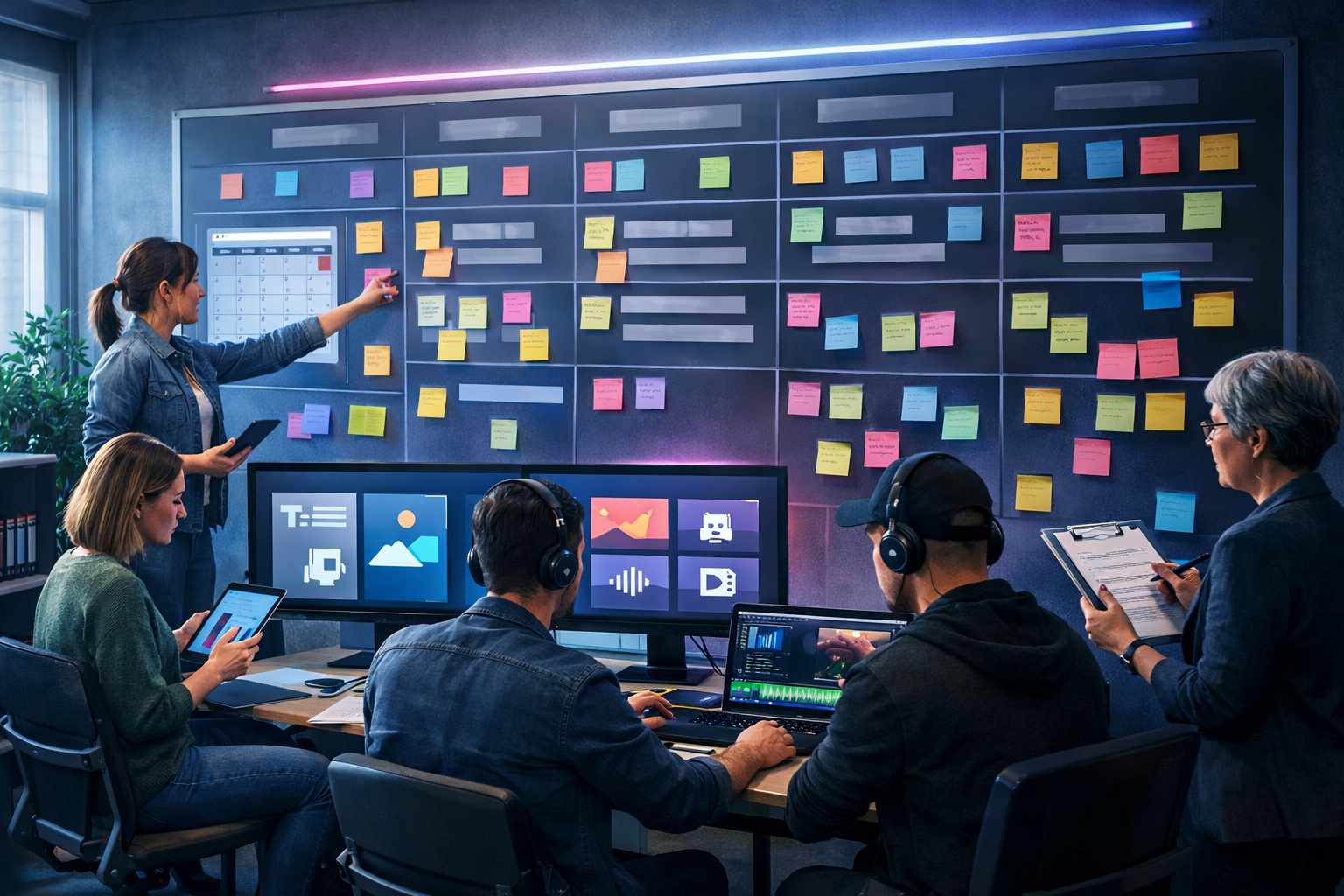 AI content team workflow roles and responsibilities