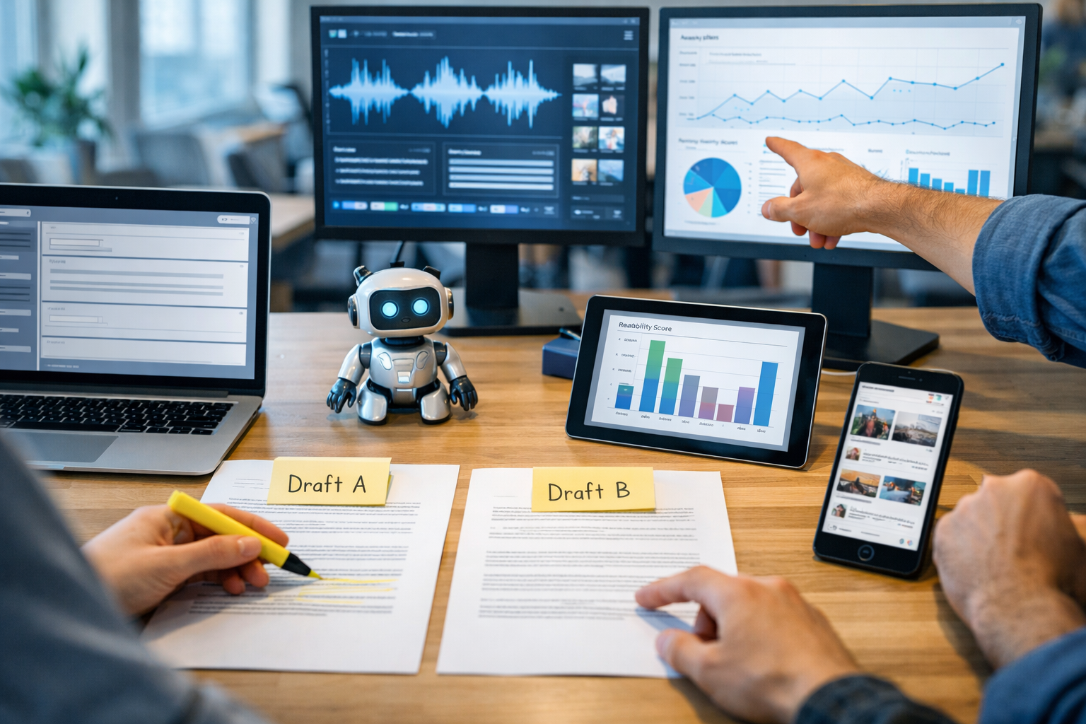 AI generated vs human written content: can readers tell?