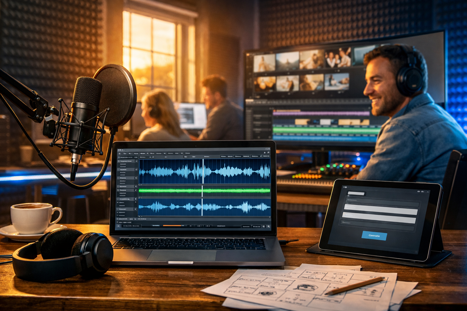 AI voice over generator: create professional audio fast