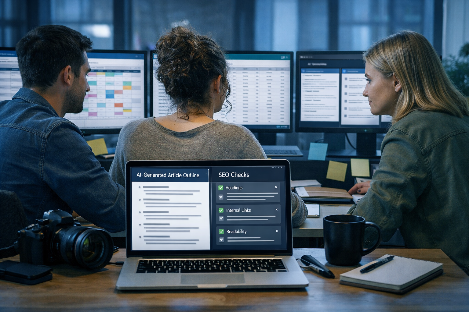 Bulk article writing with AI: how to publish at scale fast