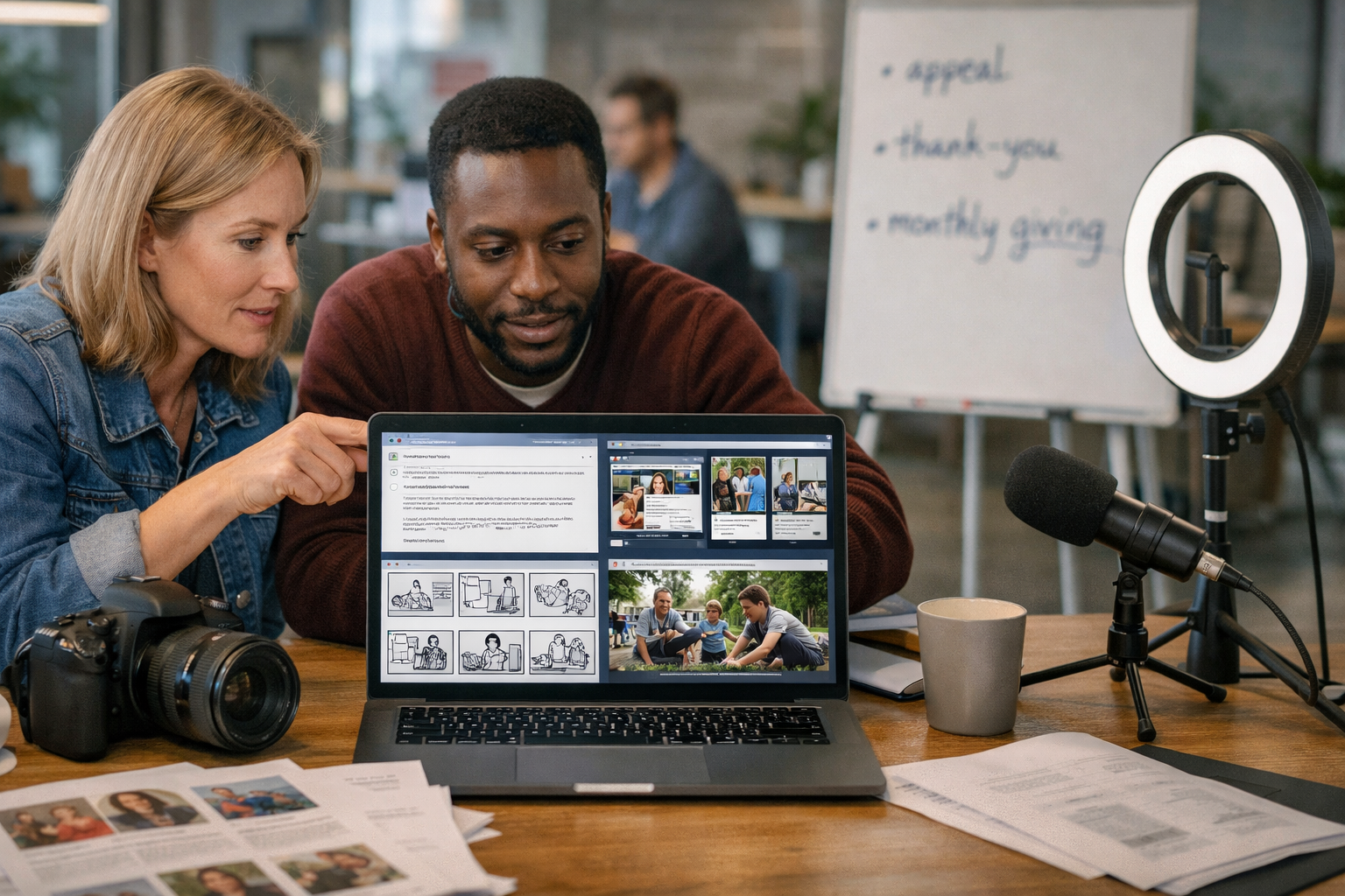 How nonprofits use AI for fundraising content (practical guide)