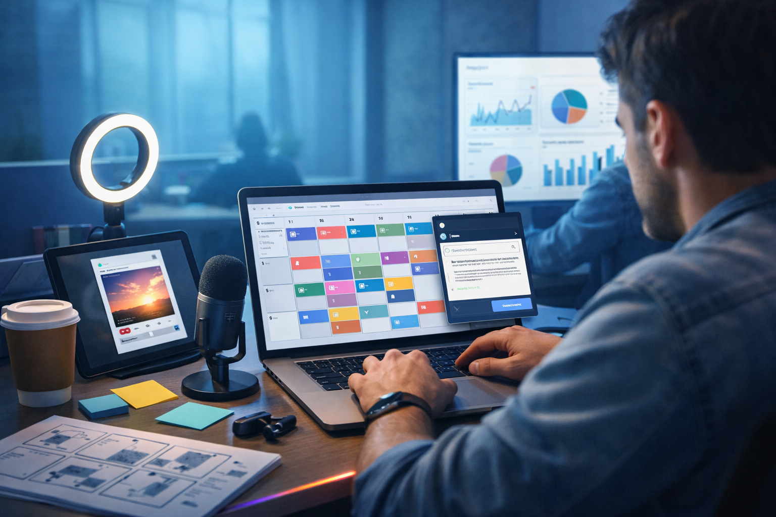 How to Create a Social Media Content Calendar with AI