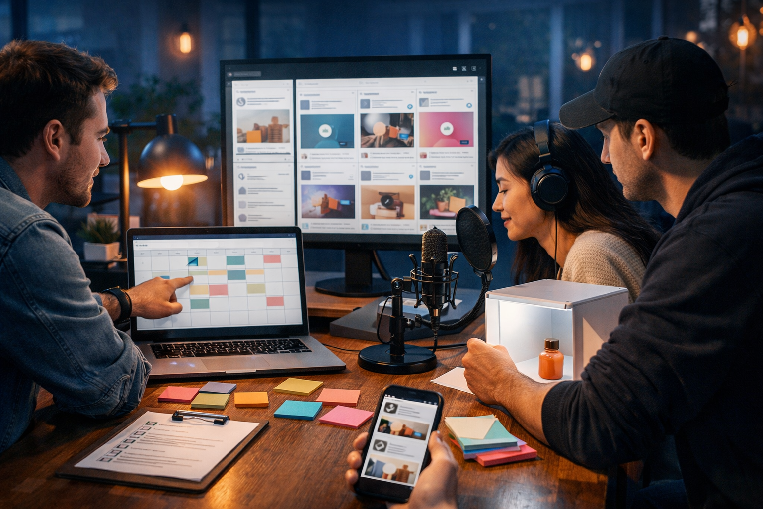How to Create a Social Media Content Calendar with AI
