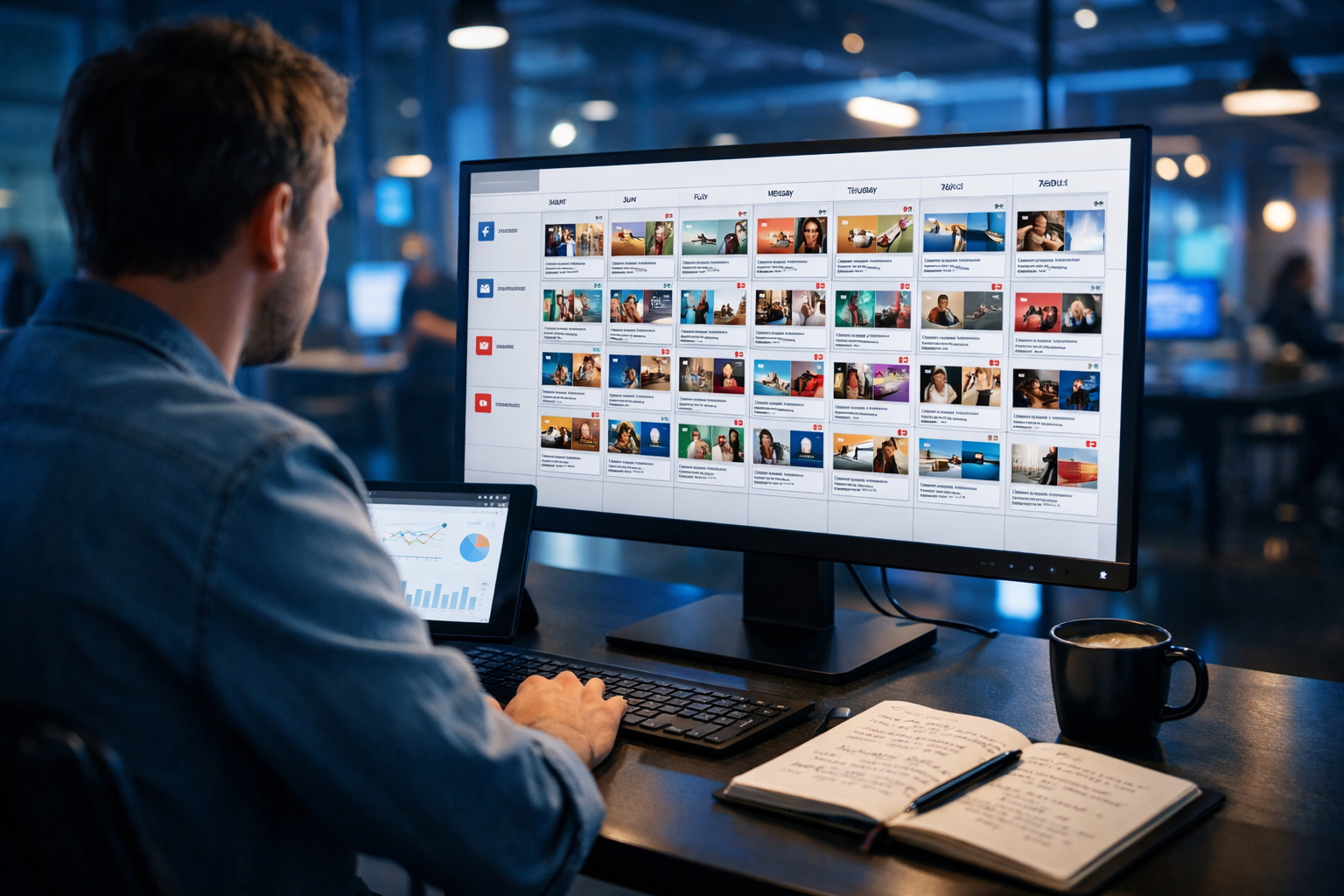 How to Create a Social Media Content Calendar with AI