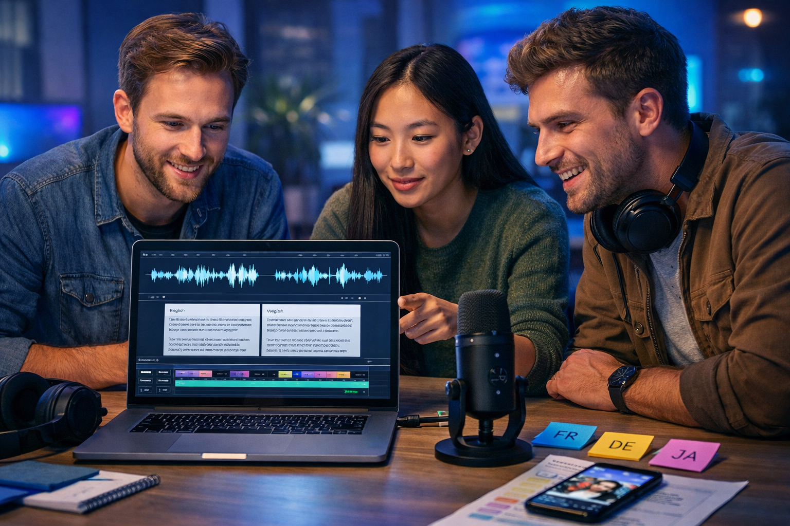 How to Localise Content With AI Voice Translation