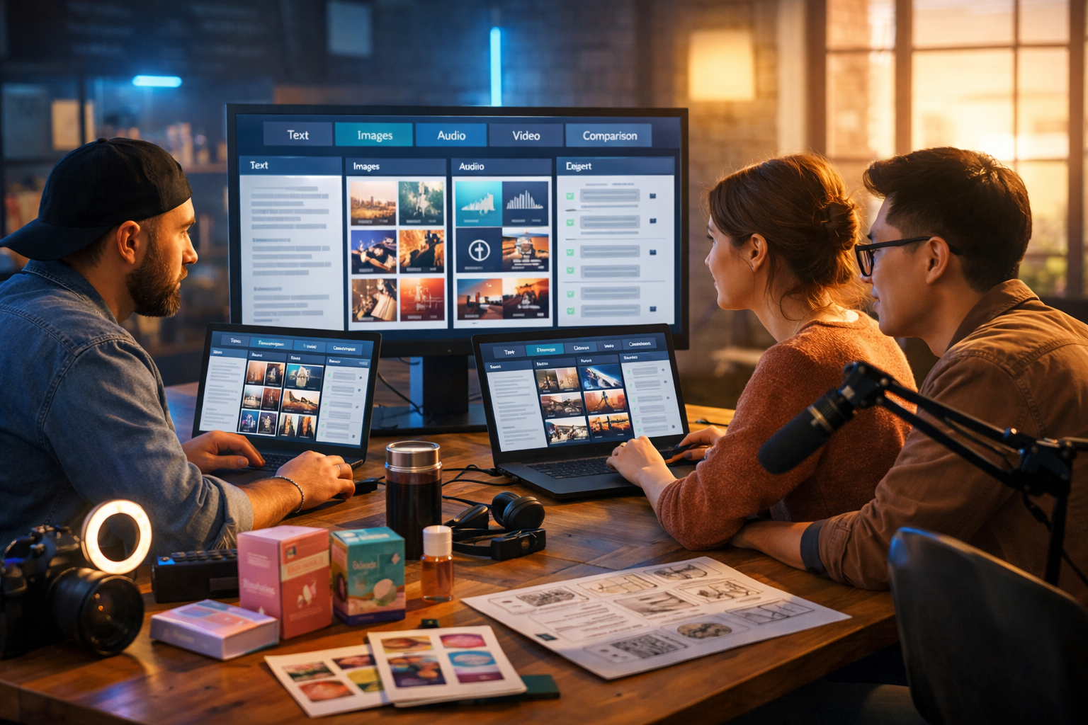 Small business AI content generation platforms comparison news