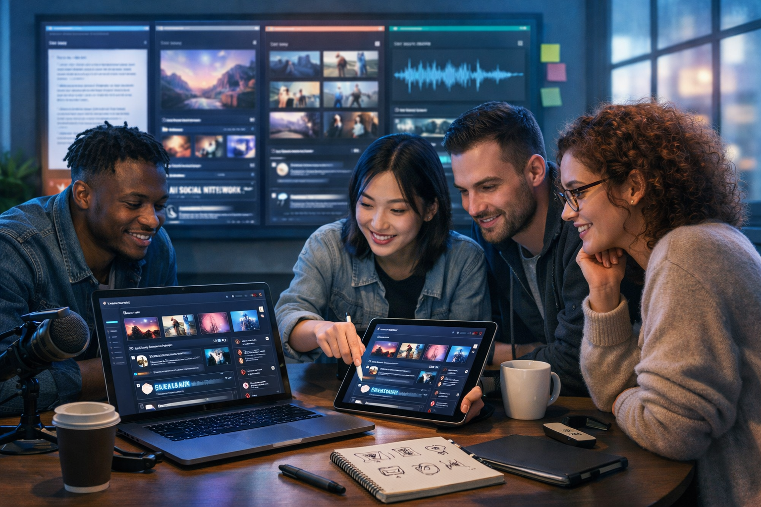 Social Network for AI: Build, Share and Monetise Content